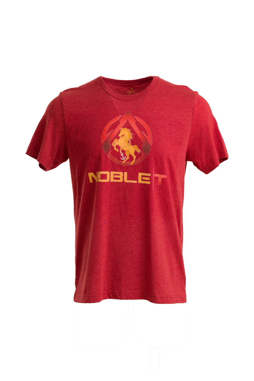 Women's Red Heather Feel Jersey Short Sleeve T-Shirt image 0