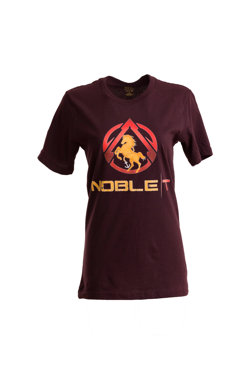 Women's Oxblood Black Jersey Short Sleeve T-Shirt image 0