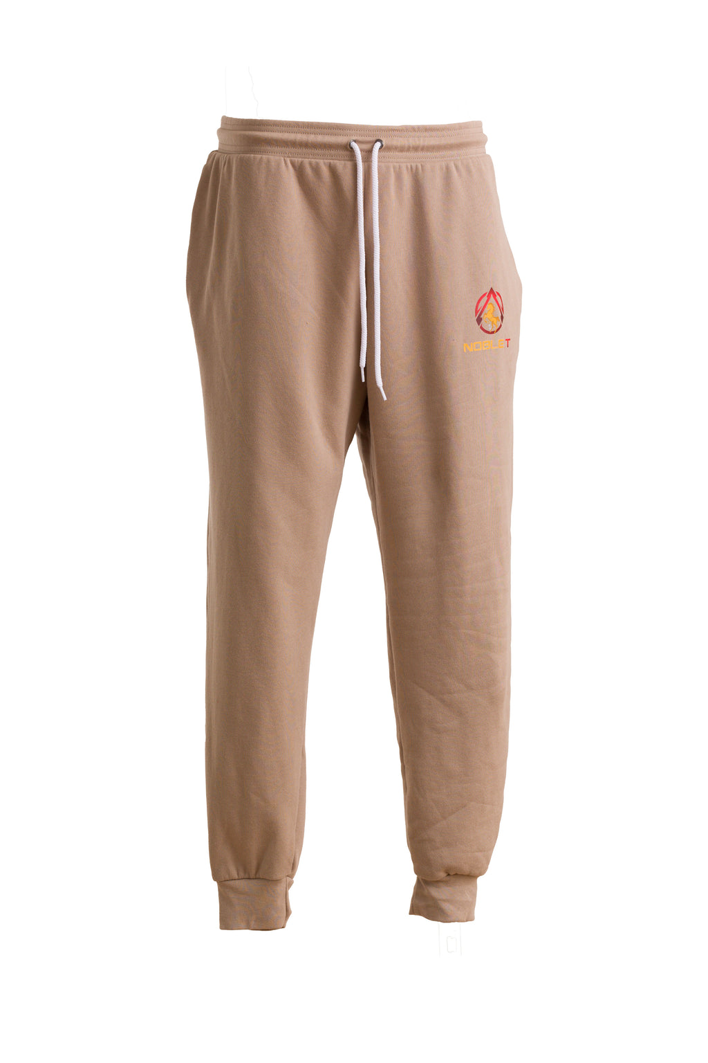 Men's Tan Jogger Sweatpants image 2