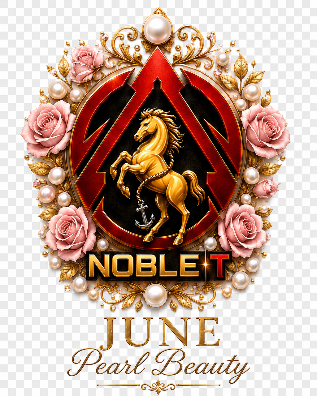 June Pearl Beauty artwork detail