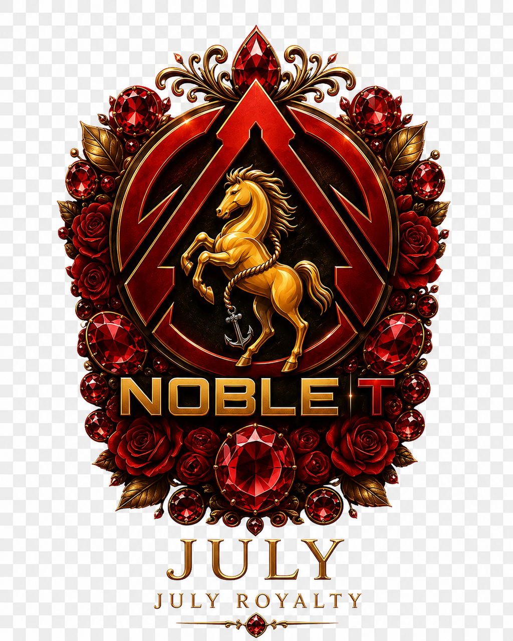 July Royalty artwork detail