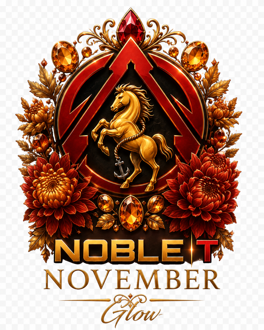 November Glow artwork detail