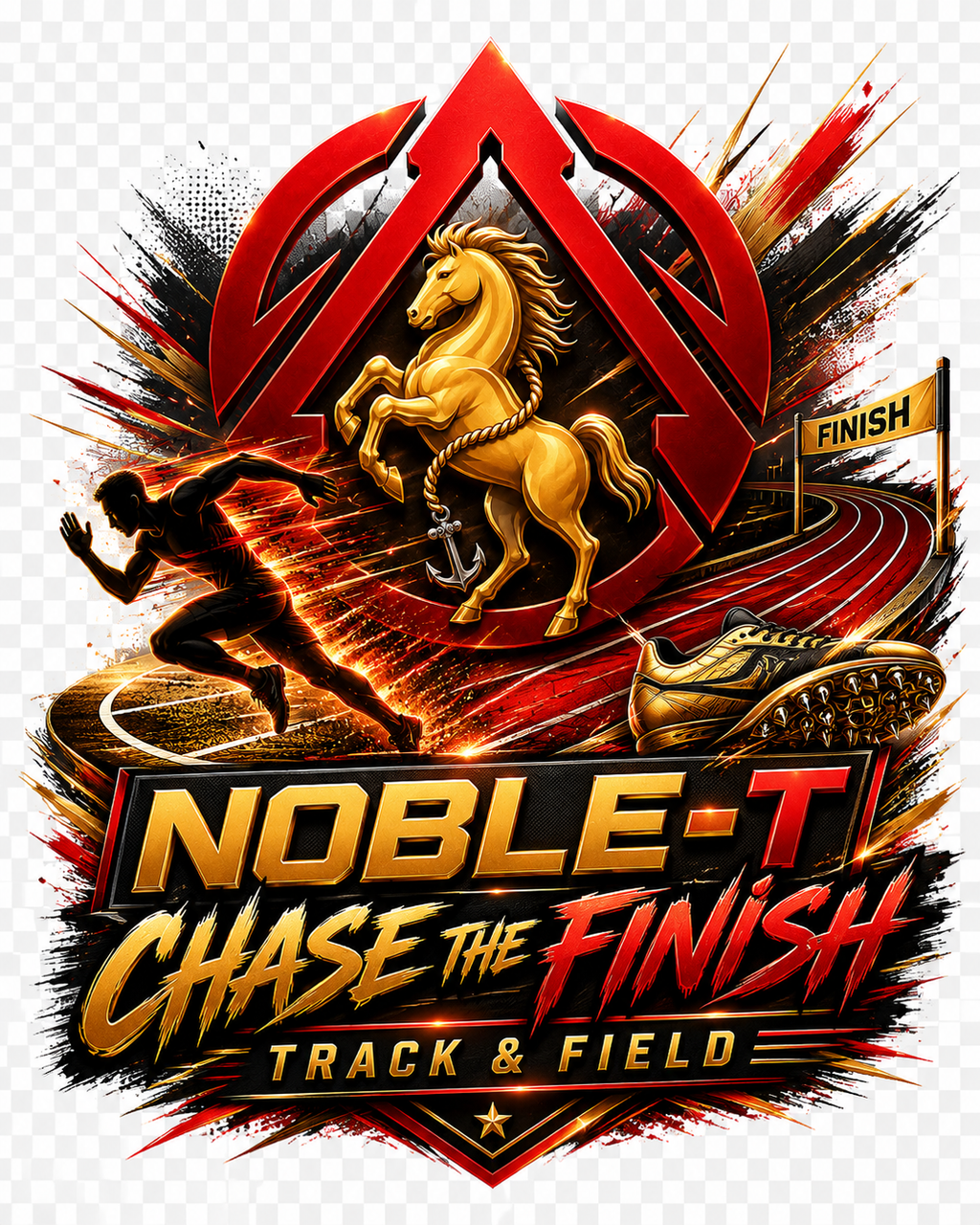 Noble-T Chase the Finish artwork detail