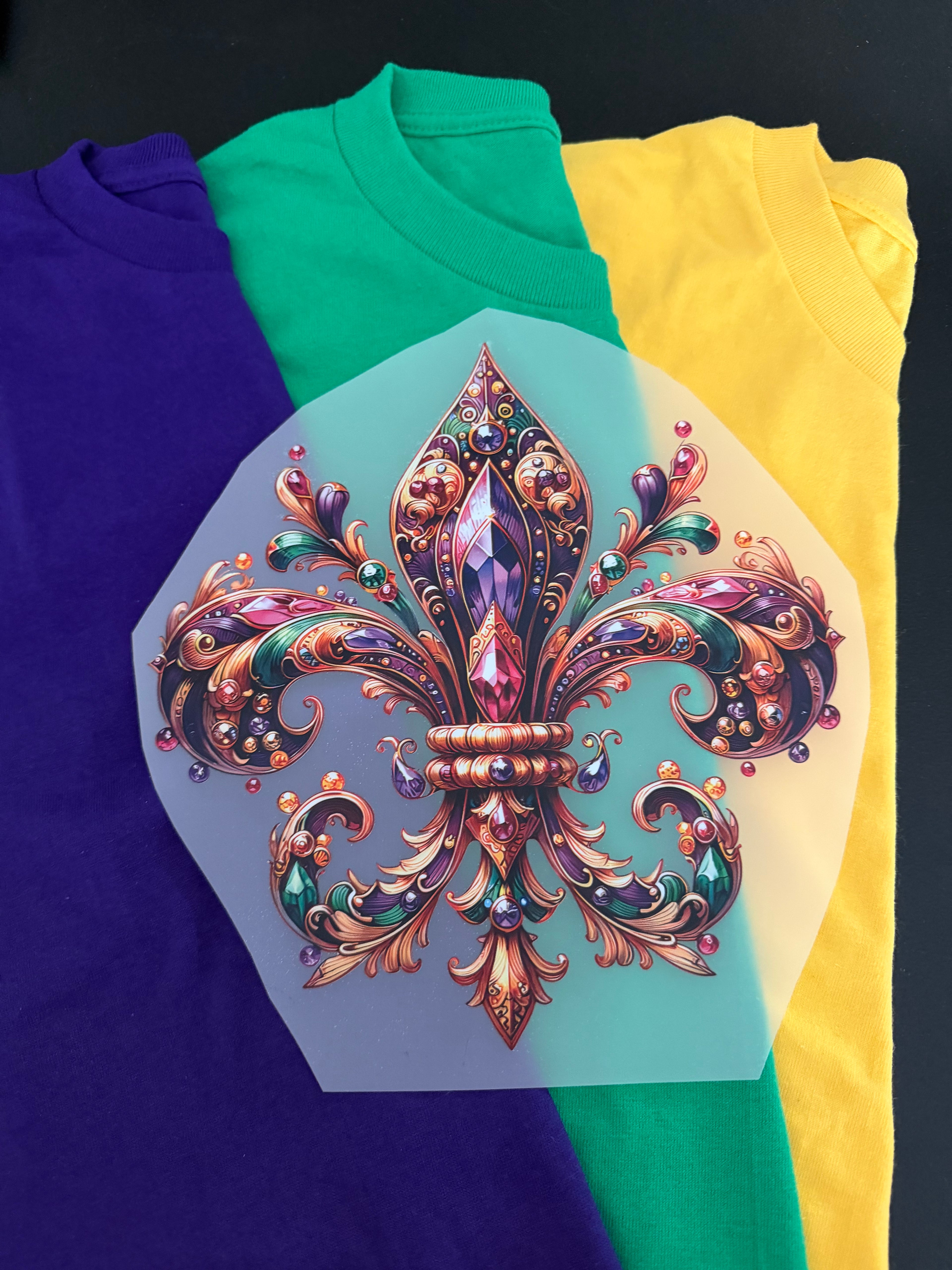 Mardi Gras Embellished Fleur De Lis