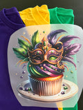 Mardi Gras Cupcake | Bold Festival Apparel | Noble-T