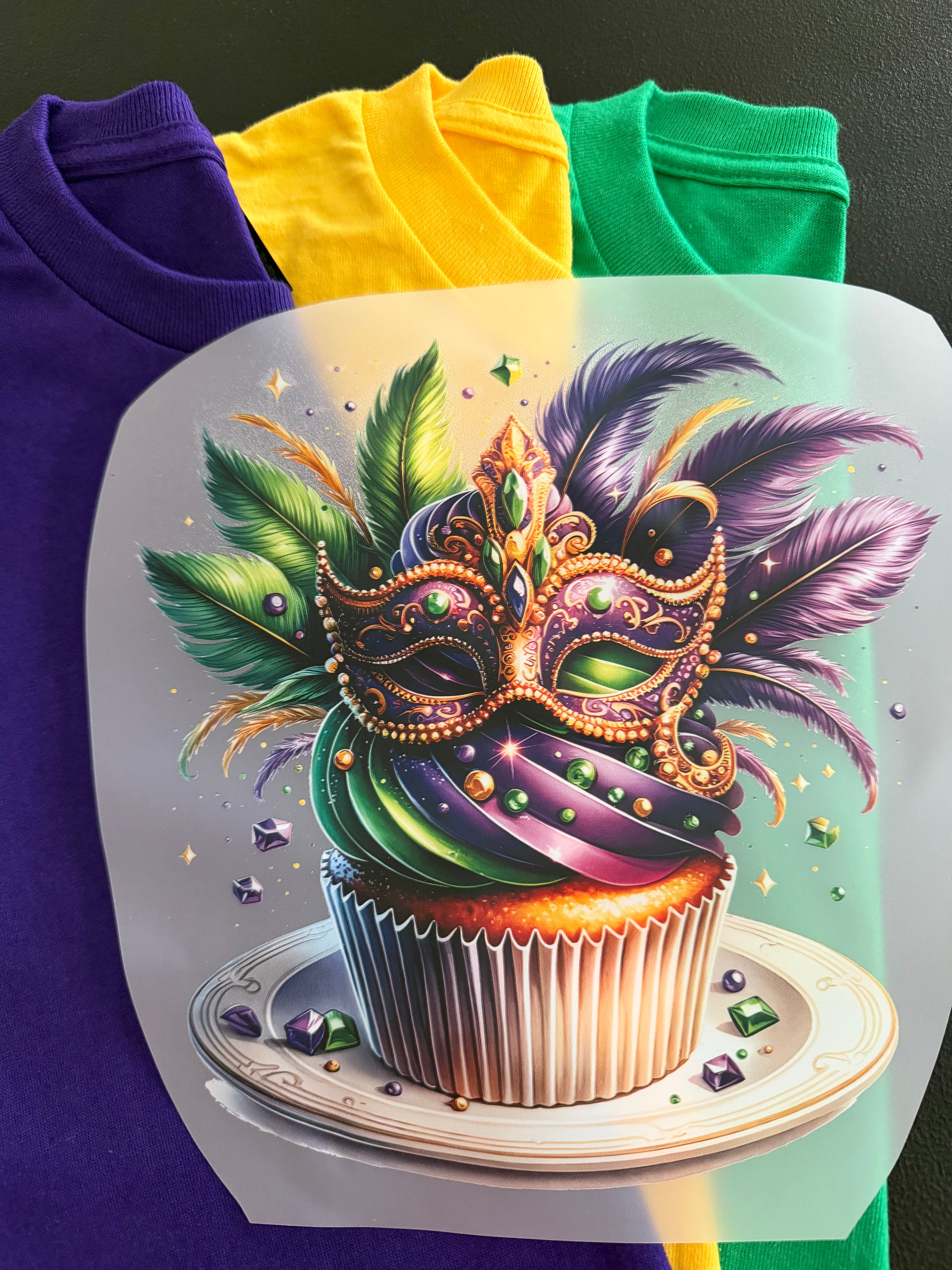 Mardi Gras Cupcake | Bold Festival Apparel | Noble-T