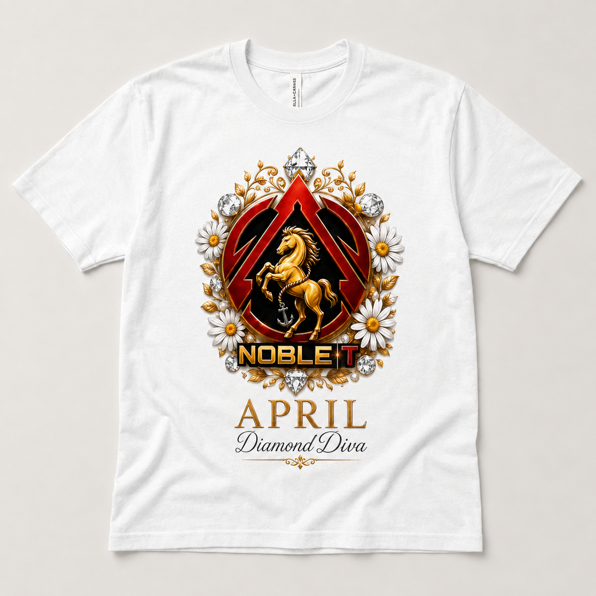 April Diamond Diva finished shirt mockup