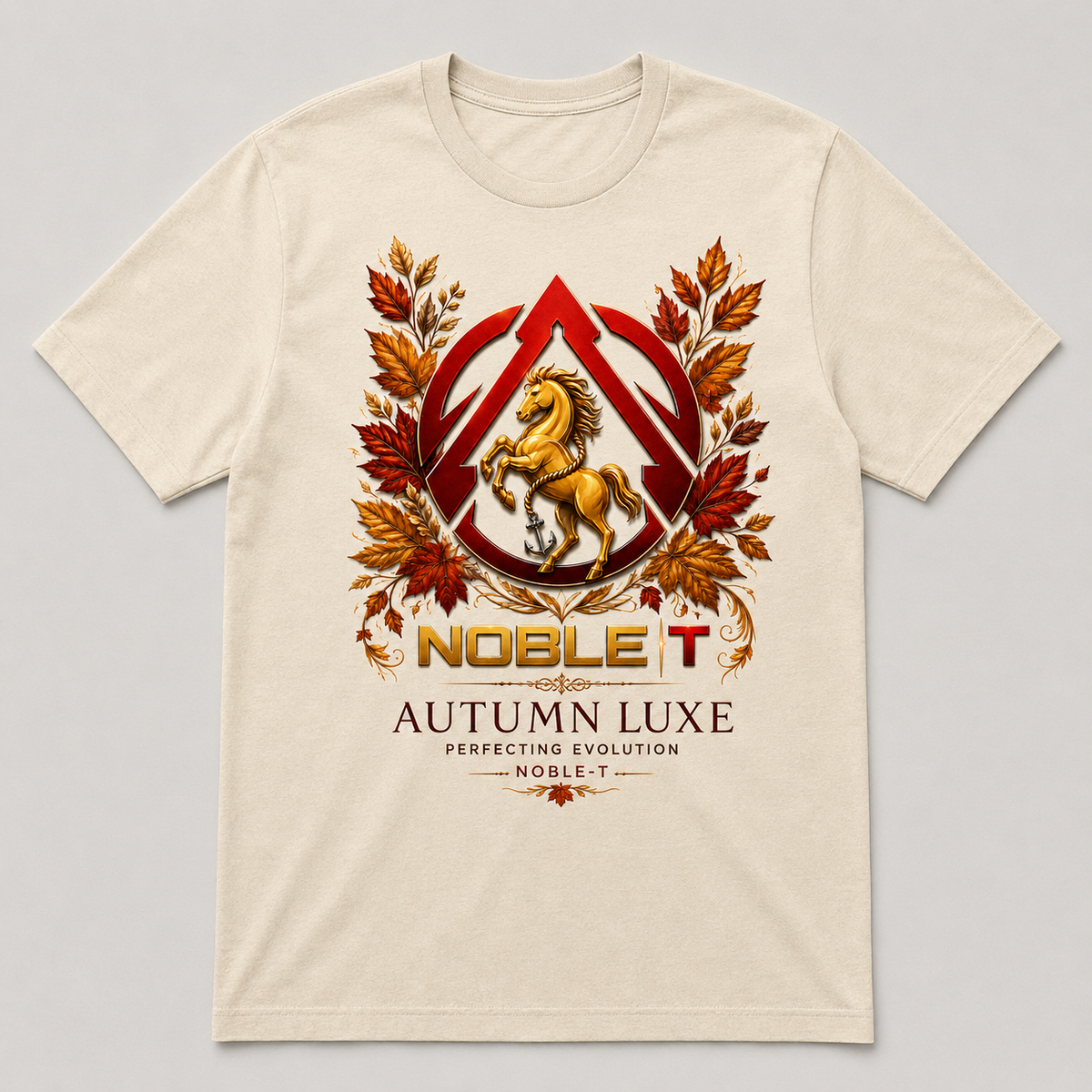 Noble-T Autumn Luxe finished shirt mockup