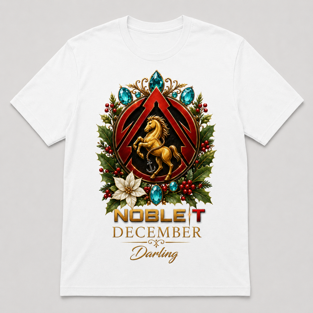 December Darling finished shirt mockup