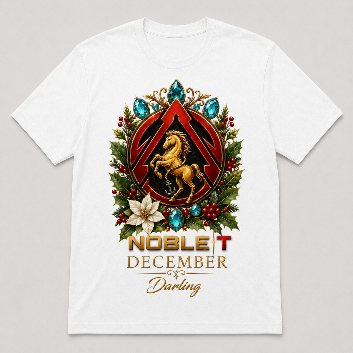 December Darling finished shirt mockup