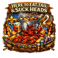 Louisiana crawfish and pelican shirt design
