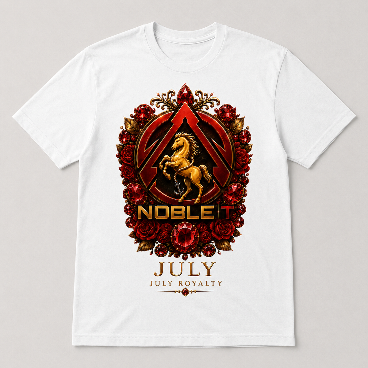 July Royalty finished shirt mockup