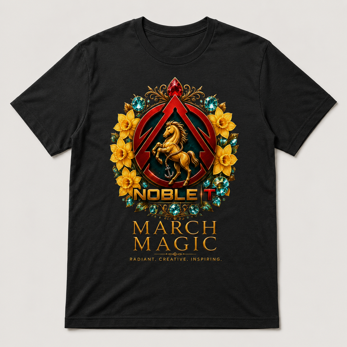 March Magic finished shirt mockup