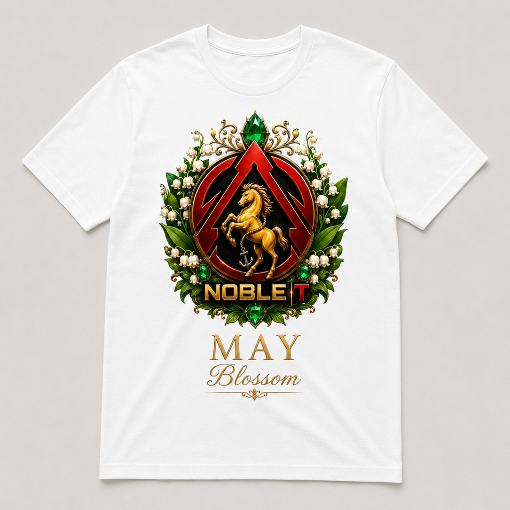 May Blossom finished shirt mockup