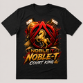 Noble-T Court King finished shirt mockup
