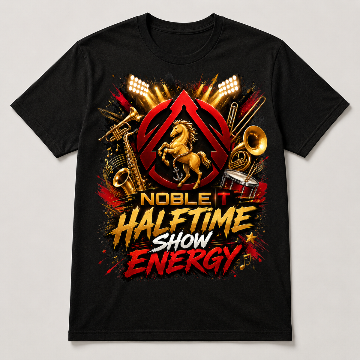 Noble-T Halftime Show Energy finished shirt mockup