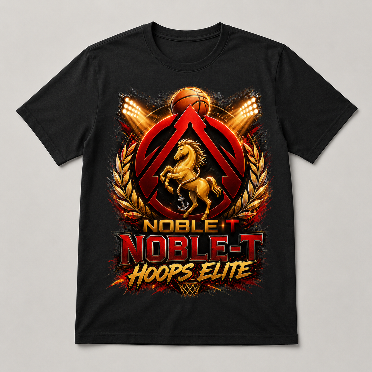 Noble-T Hoops Elite finished shirt mockup