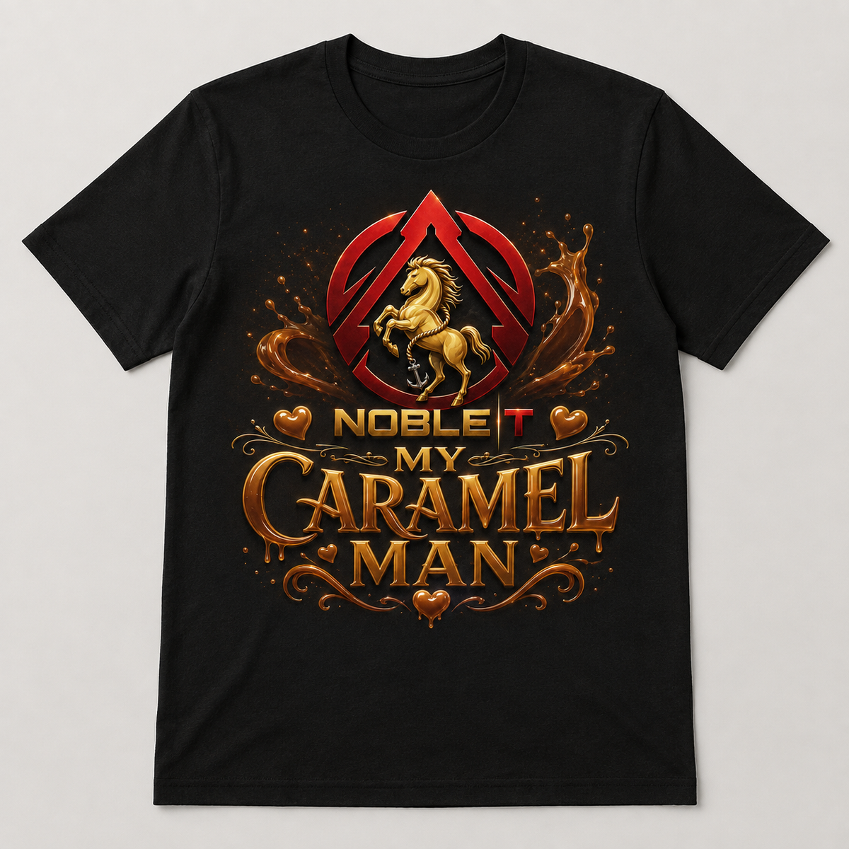 Noble-T My Caramel Man (Classic) finished shirt mockup