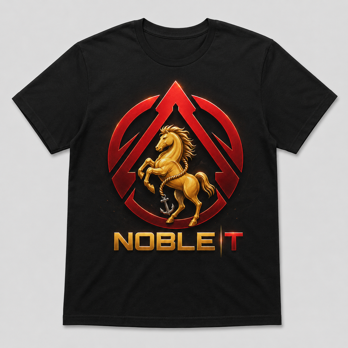 Noble-T Signature Crest finished shirt mockup