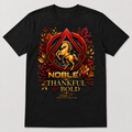 Noble-T Thankful & Bold finished shirt mockup