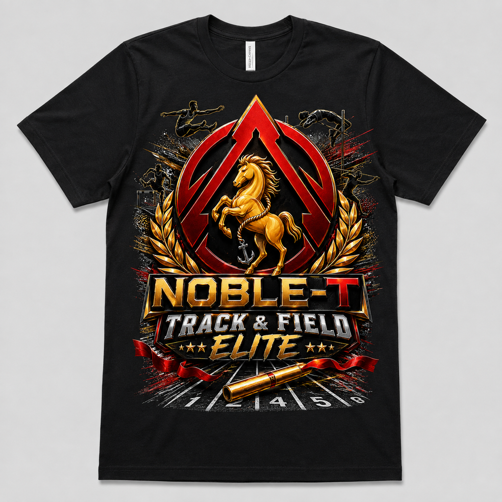 Noble-T Track & Field Elite finished shirt mockup