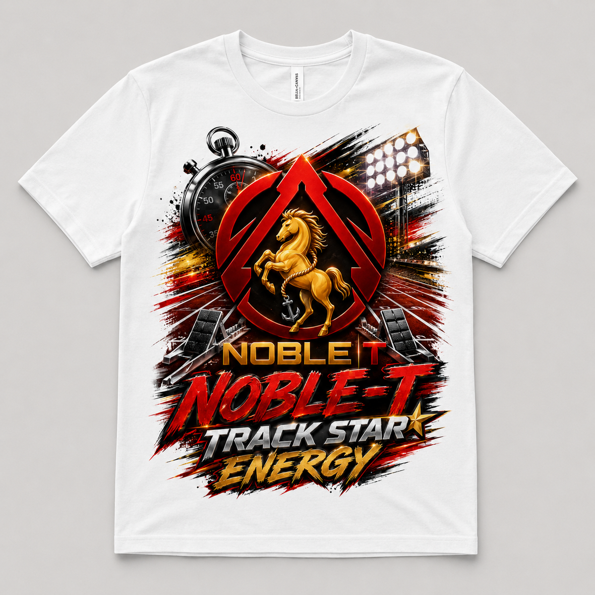 Noble-T Track Star Energy finished shirt mockup