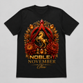 November Glow finished shirt mockup