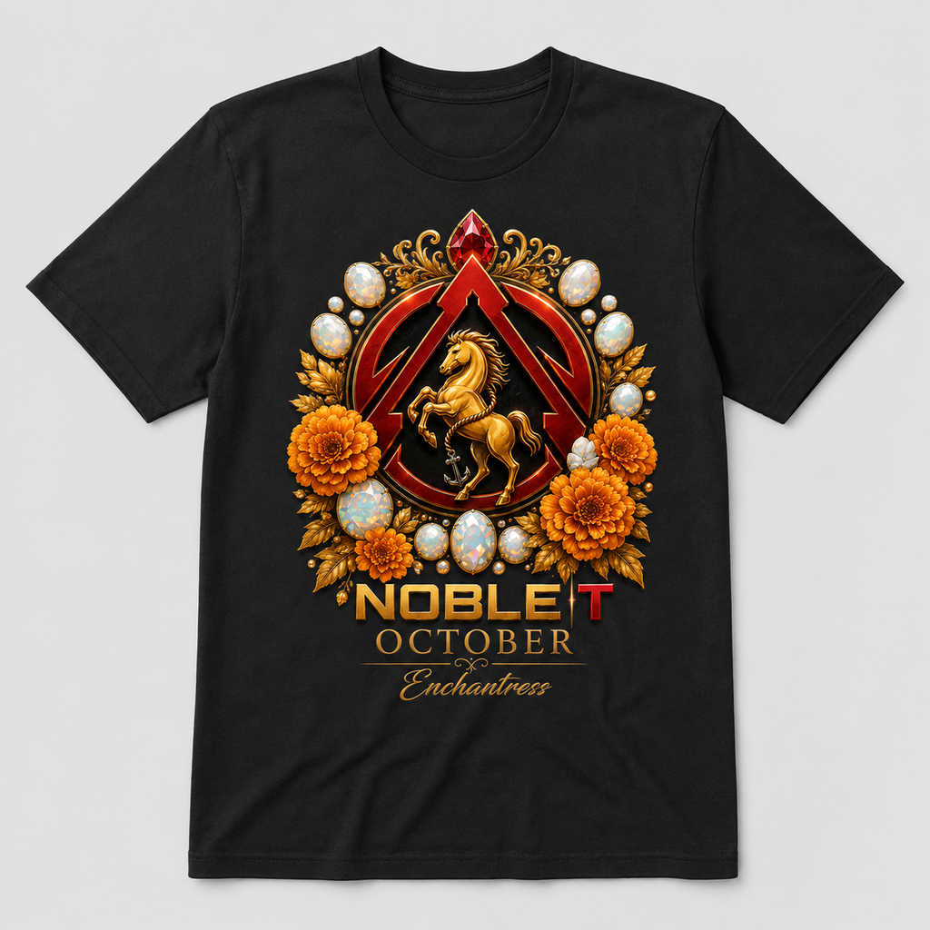 October Enchantress finished shirt mockup