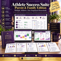Athlete Success Suite Parent and Family Edition premium purple and gold cover